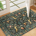 DUKINO 2x3 Rug, Washable Animal Rugs by DUKINO