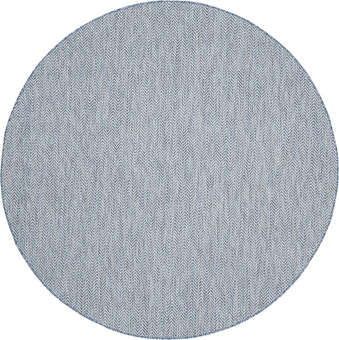 SAFAVIEH Outdoor Round Rug 4' - Image 3