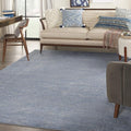 Nourison Home Nourison Essentials Blue Grey 7' x 10' Area Rug by NourisonHome