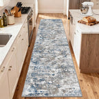 Washable Carpet Runners for Hallway 8ft-Non Slip Floor Runners for Dogs by TTelephant