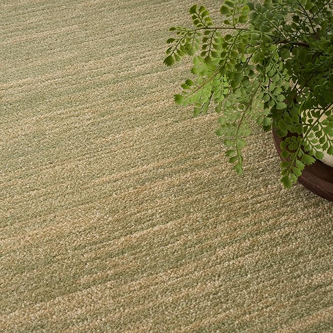 Nourison Home Nourison Essentials Green Gold 4' x 6' Area Rug - Image 6