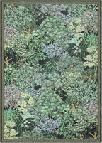 GarveeHome Forest Rugs 8x10, Botanical Low Pile Non Slip Stain Resistance Large - Image 4