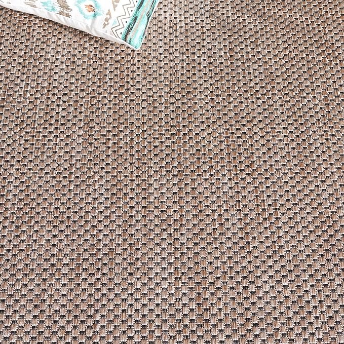 SAFAVIEH Courtyard Collection 2'3" x 18' Natural/Black CY8521 Indoor/ Outside - Image 6