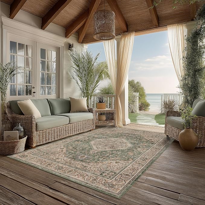 Ruaruarug Washable Area Rug 5x7 - Image 3