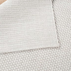 CAMILSON Easy Jute Rug 9x12, Large Indoor Outdoor Off-White Farmhouse Area Rugs - Image 6