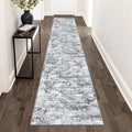 Runners for Hallways Ultra Non-Slip 2x10 Long Runner Rugs Washable Abstract by TTelephant