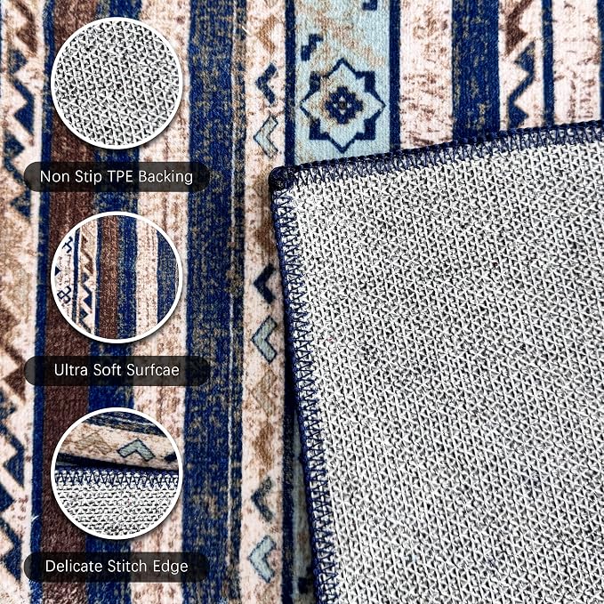 RUGSURE Washable Area Rugs 4' x 6' - Image 6