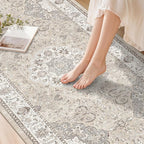 Washable Hallway 3x18 Runner Rug: Vintage Ultra Soft Non Slip Runner - Image 9