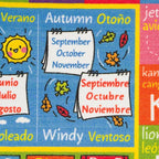KC Cubs Bilingual Educational Kids Rug – English & Spanish ABC, Seasons & Days - Image 4