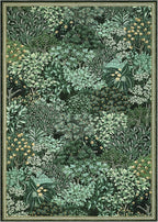 GarveeHome Forest Rugs 6x9, Botanical Low Pile Non Slip Stain Resistance - Image 4