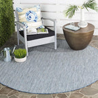 SAFAVIEH Outdoor Round Rug 4' by Unknown