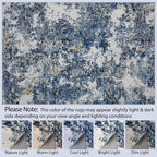 8x10 Area Rug for Living Room Bedroom: Large Washable Rug - Image 9