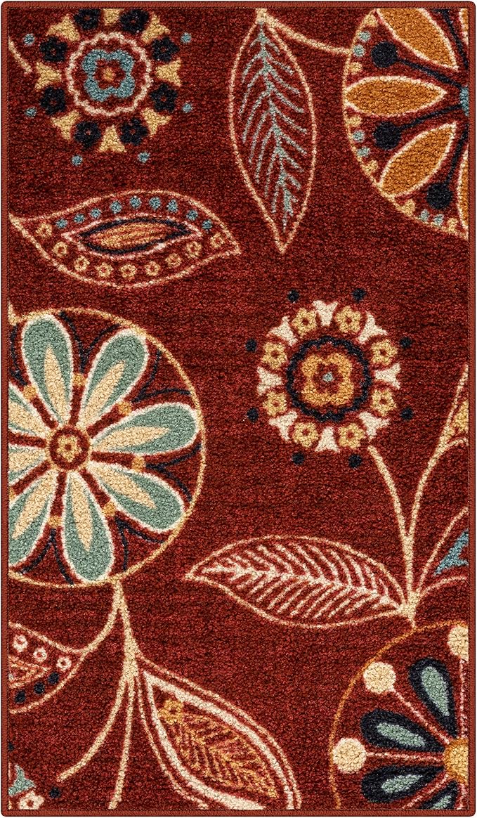 Maples Rugs Reggie Floral Kitchen Rug by MaplesRugs