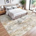 12x12ft Square Living Room Rug – Non-Slip Washable Extra Large Floor Carpet - Image 3