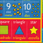 KC Cubs Bilingual Educational Kids Rug – English & Spanish ABC Alphabet - Image 4