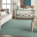 Nourison Home Nourison Essentials Blue Green 10' x 14' Area Rug by NourisonHome