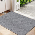 Indoor Door Mat 30"x47" Large, Low-Profile Welcome Front Door Mat Indoor by NaolotureHome