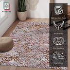 RUGSURE Washable Area Rugs, Pet & Child Friendly, Vibrant Colors Rugs - Image 2