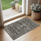 Ruaruarug Washable Area Rug 2x3, Non Slip, Stain & Fade Resistant, Pet & Kids by Ruaruarug