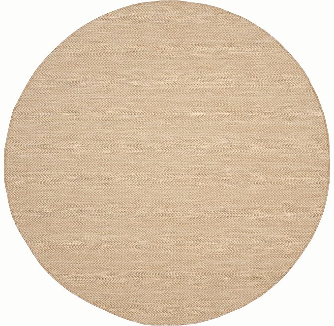 SAFAVIEH Outdoor Round Rug 9' - Image 3