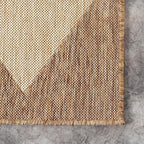 nuLOOM Outdoor Performance Collection Sabina Brown/Ivory, Soft and Cozy - Image 4