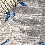 JONATHAN Y Tropics Palm Leaves Indoor Outdoor Area Rug 3X5 Gray/Blue, Boho - Image 8
