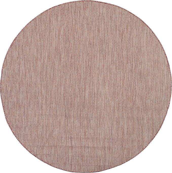 SAFAVIEH Outdoor Round Rug 5'3" - Image 3
