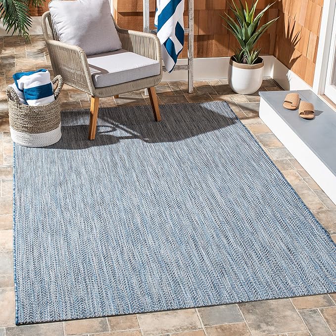 SAFAVIEH Outdoor Square Rug 6'7" by Unknown